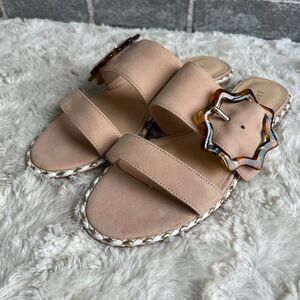 Jack Rogers Suede Slide Sandal Maisey Size 8